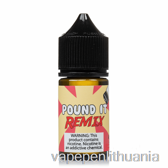 Pound It Remiksas - Maisto Kovotojas Druskos - 30ml 25mg Vape Skystis
